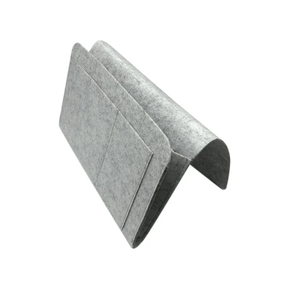 Chic Felt Bedside Storage Organizer - Convenient Hanging Pockets for Phones, Books, Magazines & Tissues