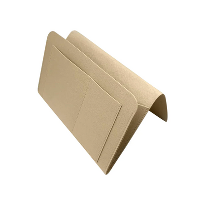 Chic Felt Bedside Storage Organizer - Convenient Hanging Pockets for Phones, Books, Magazines & Tissues