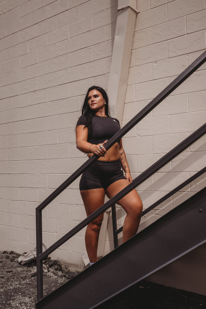 PureForm Cropped Short Sleeve